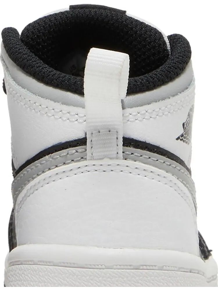 Кроссовки Air Jordan 1 Mid TD White Shadow — изображение 7 из 8, белый