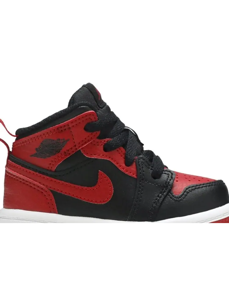 Кроссовки Air Jordan 1 Mid TD Banned — изображение 2 из 7, красный