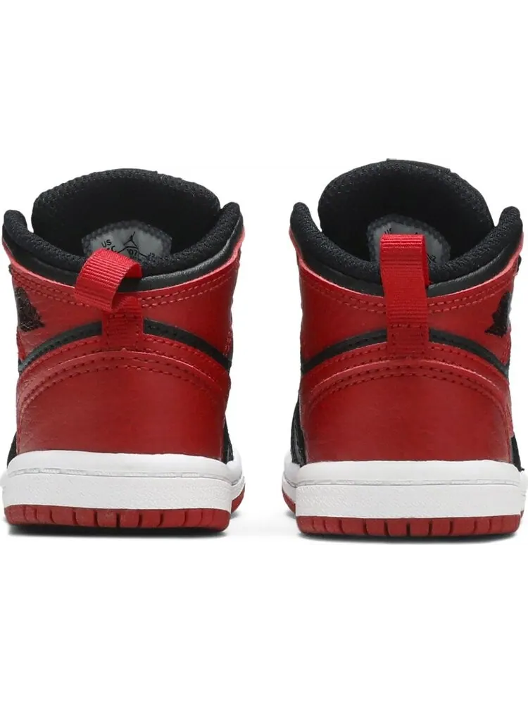 Кроссовки Air Jordan 1 Mid TD Banned — изображение 6 из 7, красный