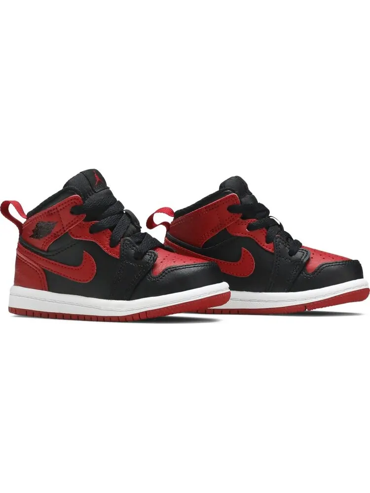 Кроссовки Air Jordan 1 Mid TD Banned — изображение 7 из 7, красный
