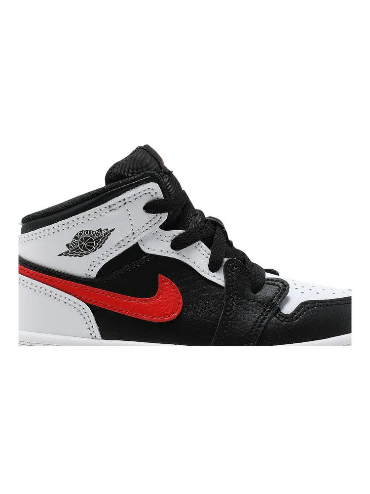 Кроссовки Air Jordan Air Jordan 1 Mid TD 'Chile Red' — изображение 3 из 6, черный/красный/белый