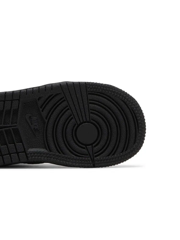 Кроссовки Air Jordan Air Jordan 1 Mid TD 'Triple Black' — изображение 6 из 9, черный/черный/черный
