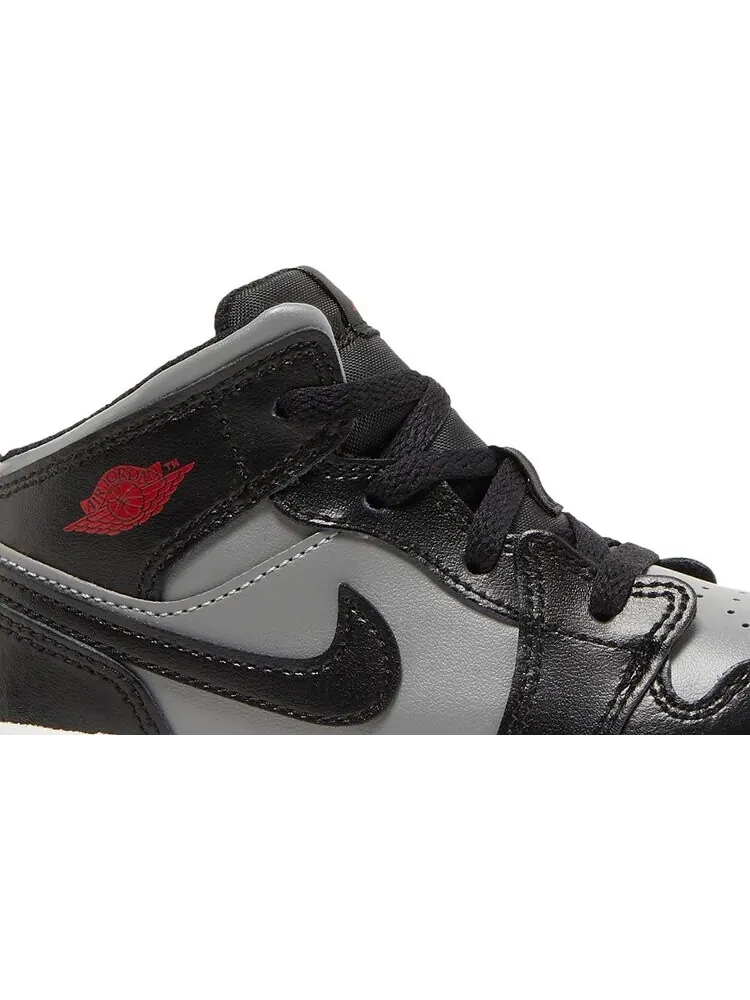 Кроссовки Air Jordan 1 Mid TD Shadow — изображение 2 из 8, серый