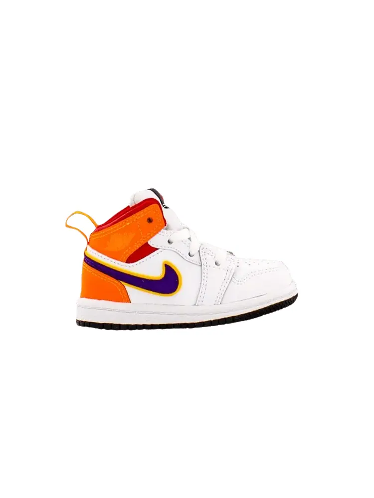 Кроссовки Air Jordan Air Jordan 1 Mid TD 'White Court Purple Teal' — изображение 1 из 1