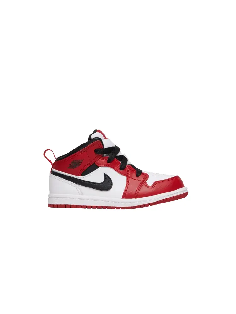 Кроссовки Air Jordan Air Jordan 1 Mid TD 'Chicago' — изображение 1 из 9, белый/красный/черный