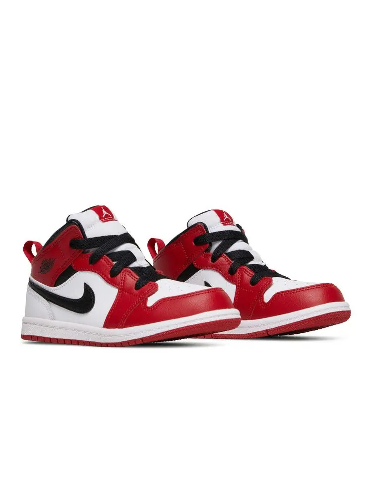 Кроссовки Air Jordan Air Jordan 1 Mid TD 'Chicago' — изображение 9 из 9, белый/красный/черный
