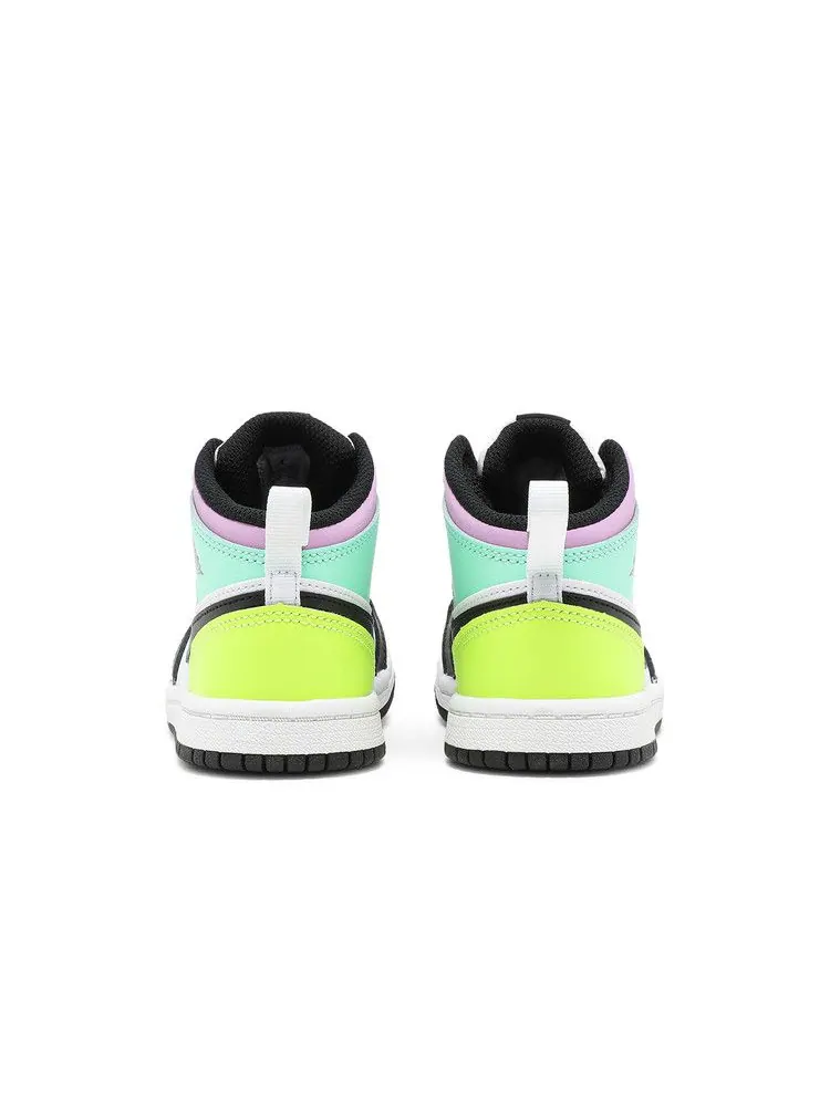 Кроссовки Air Jordan Air Jordan 1 Mid TD 'Pastel' — изображение 7 из 9, белый//зеленый/черный