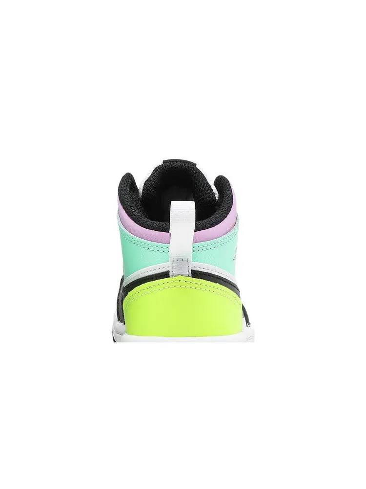 Кроссовки Air Jordan Air Jordan 1 Mid TD 'Pastel' — изображение 8 из 9, белый//зеленый/черный