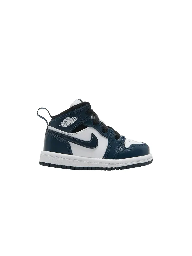 Кроссовки Air Jordan Air Jordan 1 Mid TD 'Armory Navy' — изображение 1 из 9, темно-синий/черный/белый