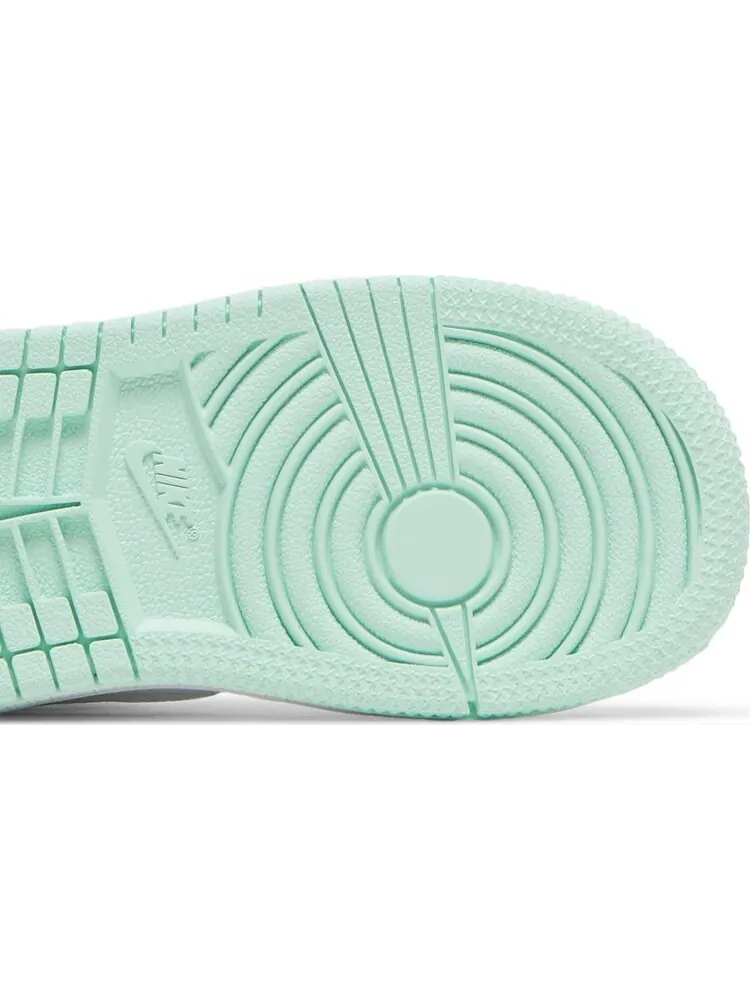 Кроссовки Air Jordan 1 Mid TD Blue Mint — изображение 5 из 8, синий