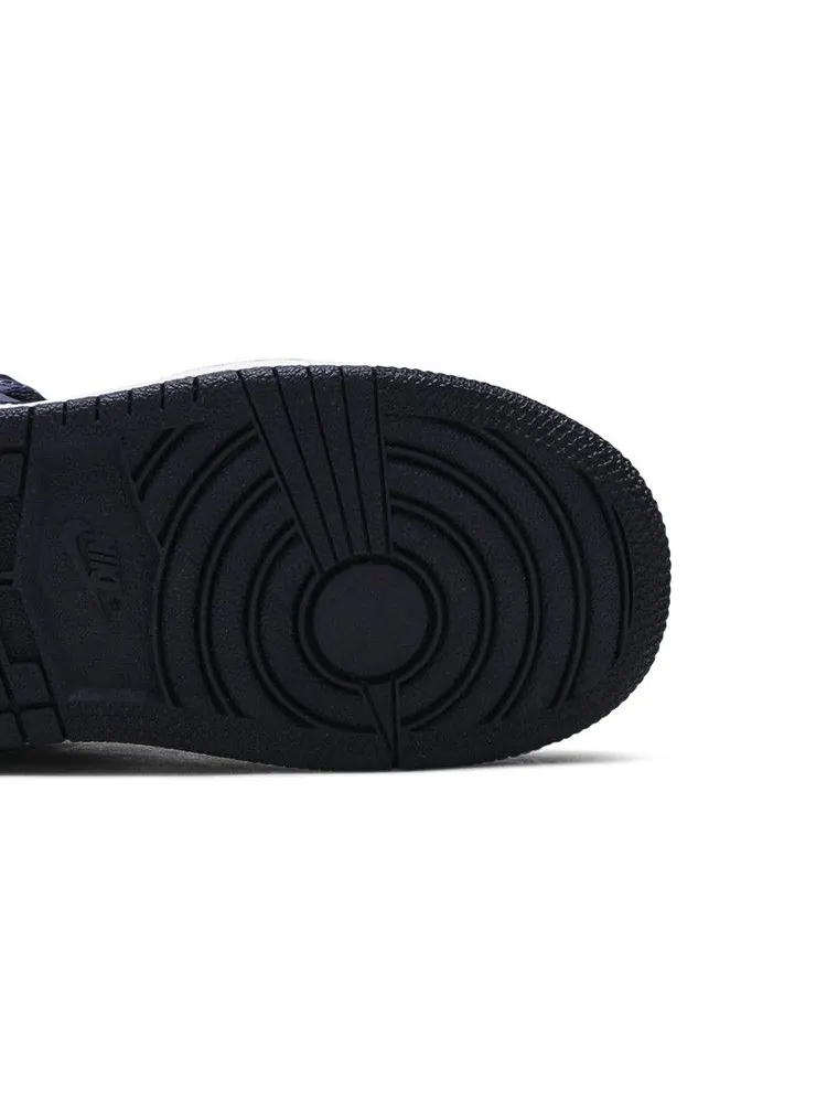 Кроссовки Air Jordan Air Jordan 1 Mid TD 'Obsidian Sanded Purple' — изображение 6 из 9, фиолетовый/белый