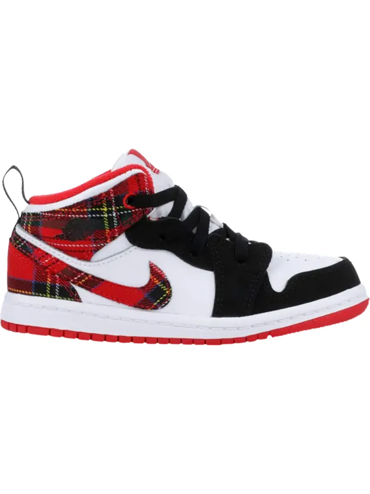 Кроссовки Air Jordan 1 Mid TD Bad Santa — изображение 1 из 1, красный
