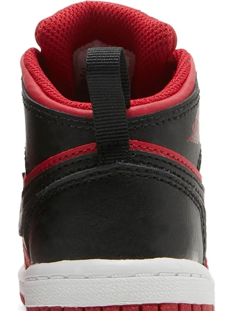 Кроссовки Air Jordan 1 Mid TD Reverse Bred — изображение 7 из 8, красный