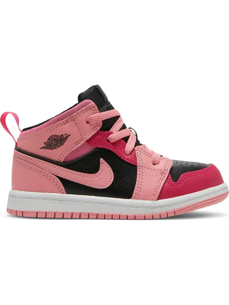 Кроссовки Air Jordan 1 Mid TD Coral Chalk — изображение 1 из 8, розовый