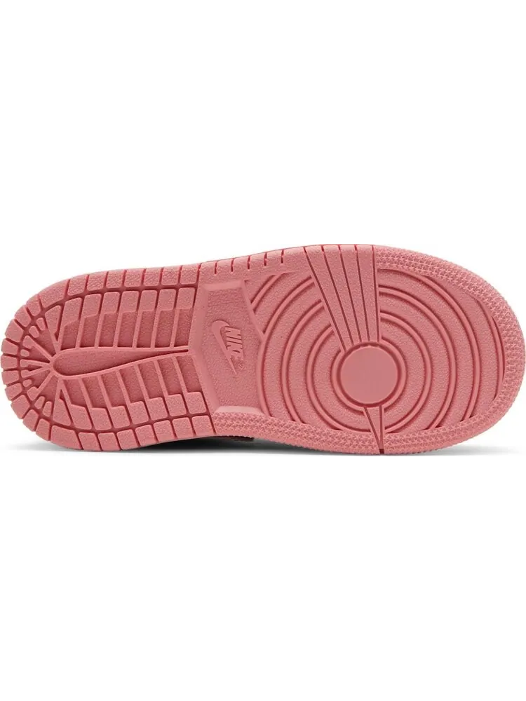 Кроссовки Air Jordan 1 Mid TD Coral Chalk — изображение 4 из 8, розовый