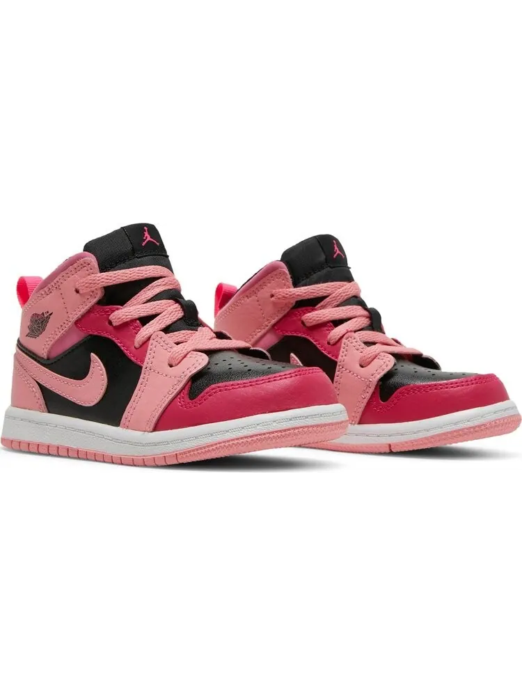 Кроссовки Air Jordan 1 Mid TD Coral Chalk — изображение 8 из 8, розовый