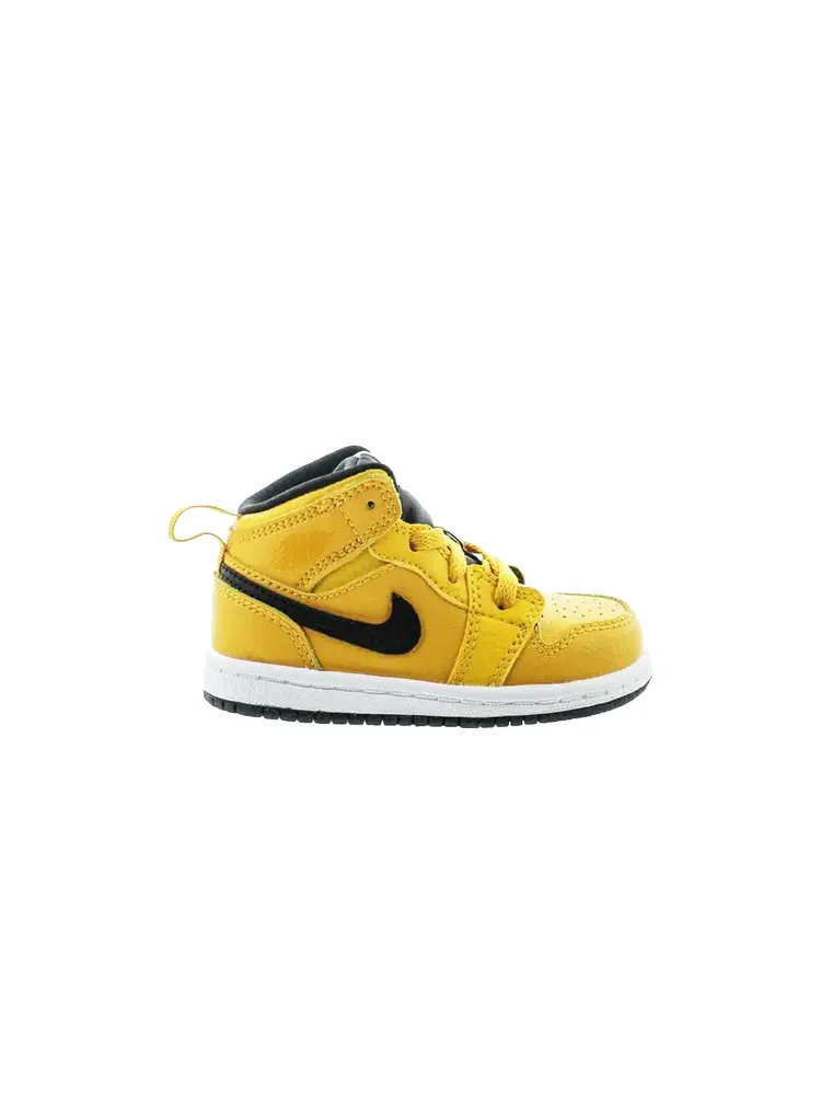 Кроссовки Air Jordan 1 Mid TD 'University Gold' — изображение 1 из 1, желтый