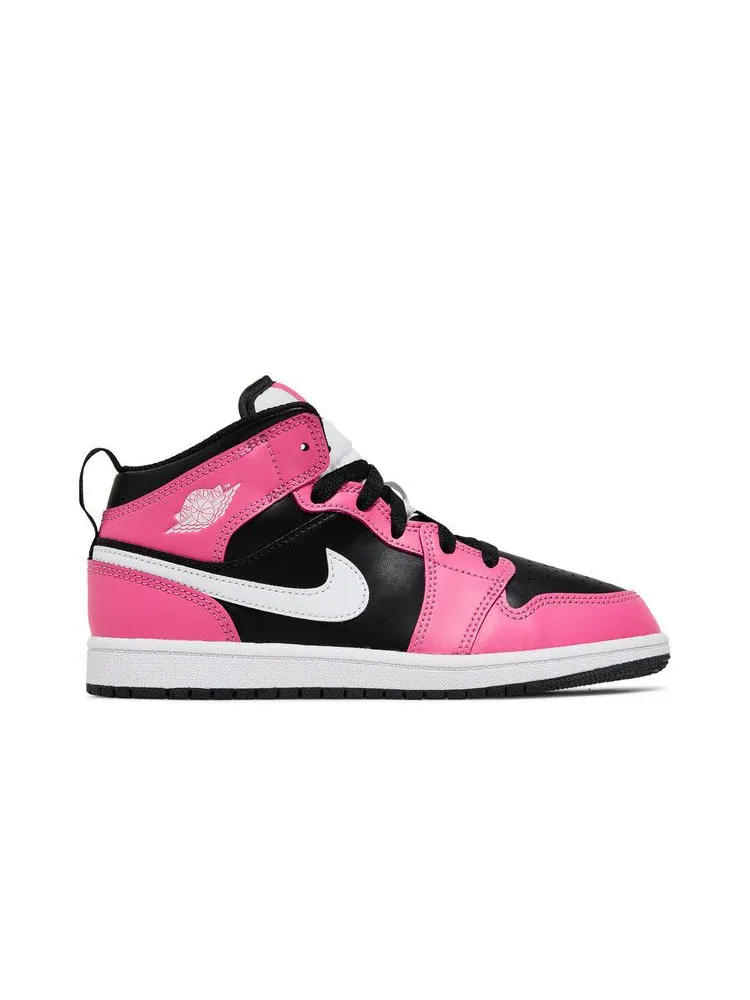 Кроссовки Air Jordan Air Jordan 1 Mid PS 'Pinksicle' — изображение 2 из 9, черный/белый