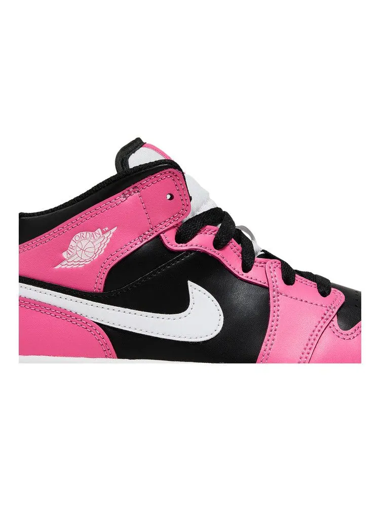 Кроссовки Air Jordan Air Jordan 1 Mid PS 'Pinksicle' — изображение 3 из 9, черный/белый