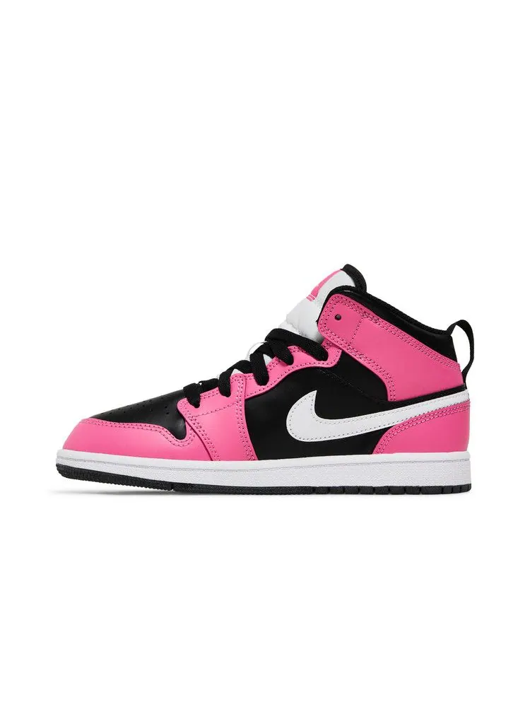 Кроссовки Air Jordan Air Jordan 1 Mid PS 'Pinksicle' — изображение 4 из 9, черный/белый
