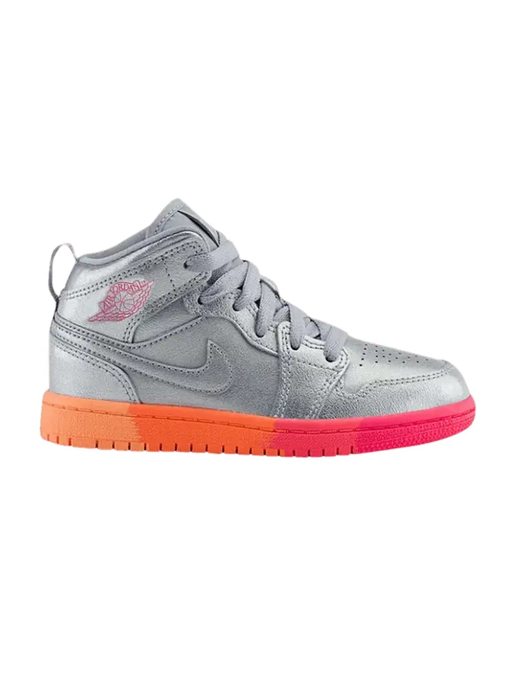 Кроссовки Air Jordan Air Jordan 1 Mid PS 'Metallic Silver Pink Crimson' — изображение 1 из 1