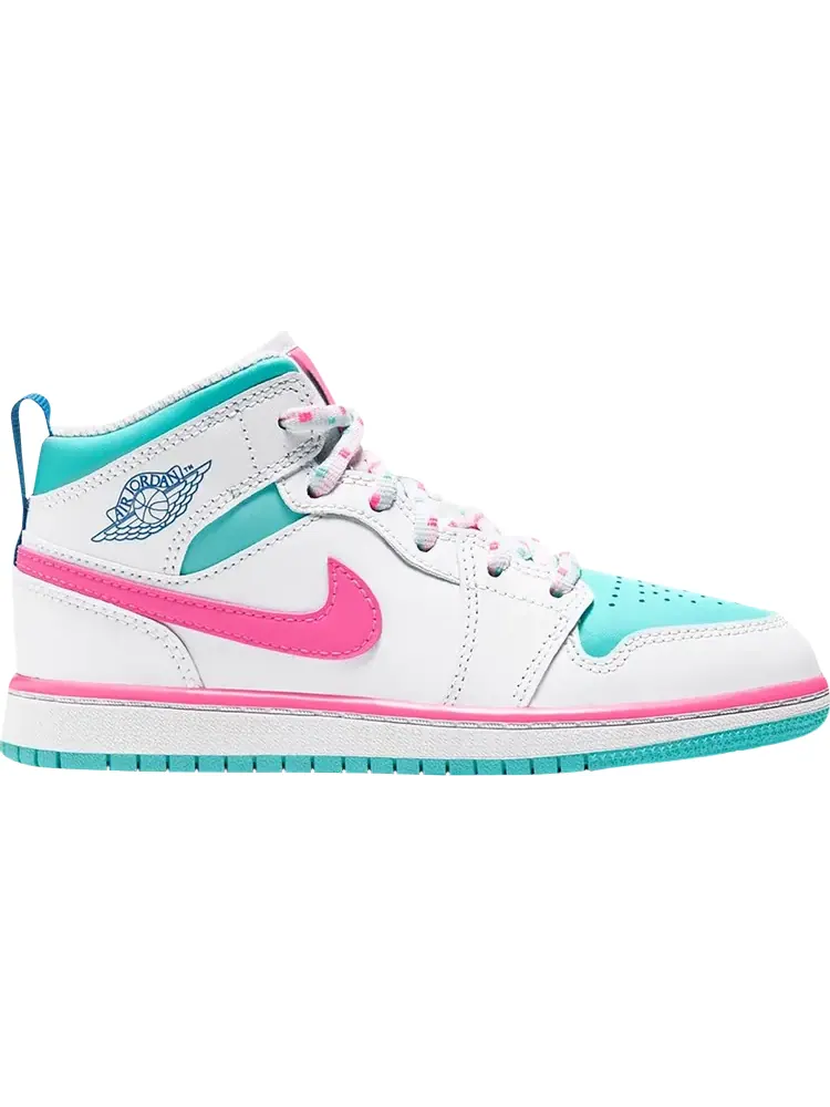 Кроссовки Air Jordan 1 Mid PS Digital Pink — изображение 1 из 1, белый