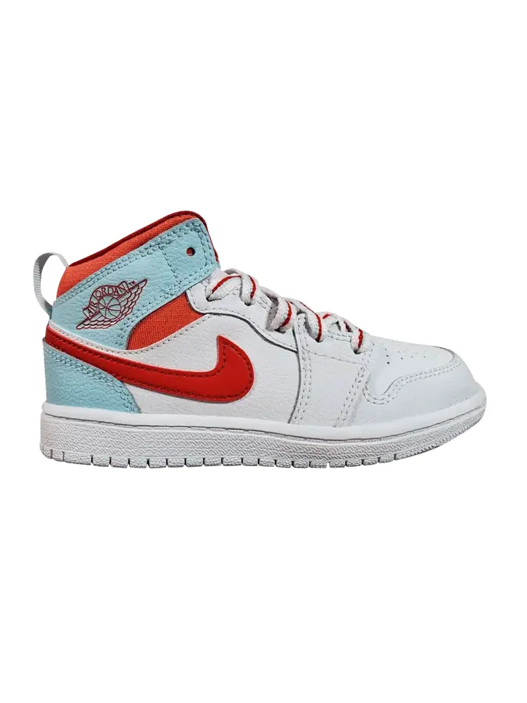 Кроссовки Air Jordan Air Jordan 1 Mid PS 'Topaz Mist' — изображение 1 из 1, белый///красный