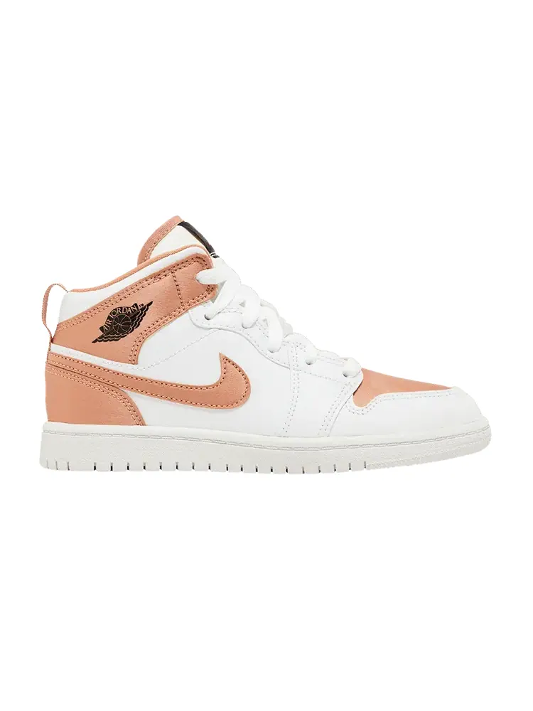 Кроссовки Air Jordan Air Jordan 1 Mid PS 'White Rose Gold' — изображение 1 из 9