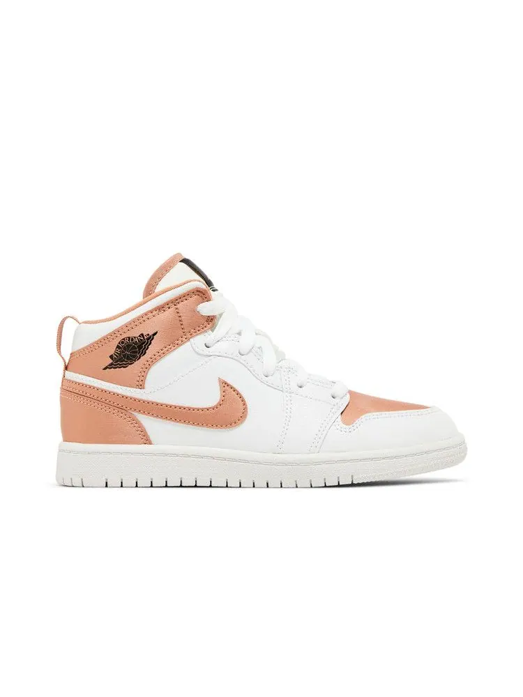 Кроссовки Air Jordan Air Jordan 1 Mid PS 'White Rose Gold' — изображение 2 из 9