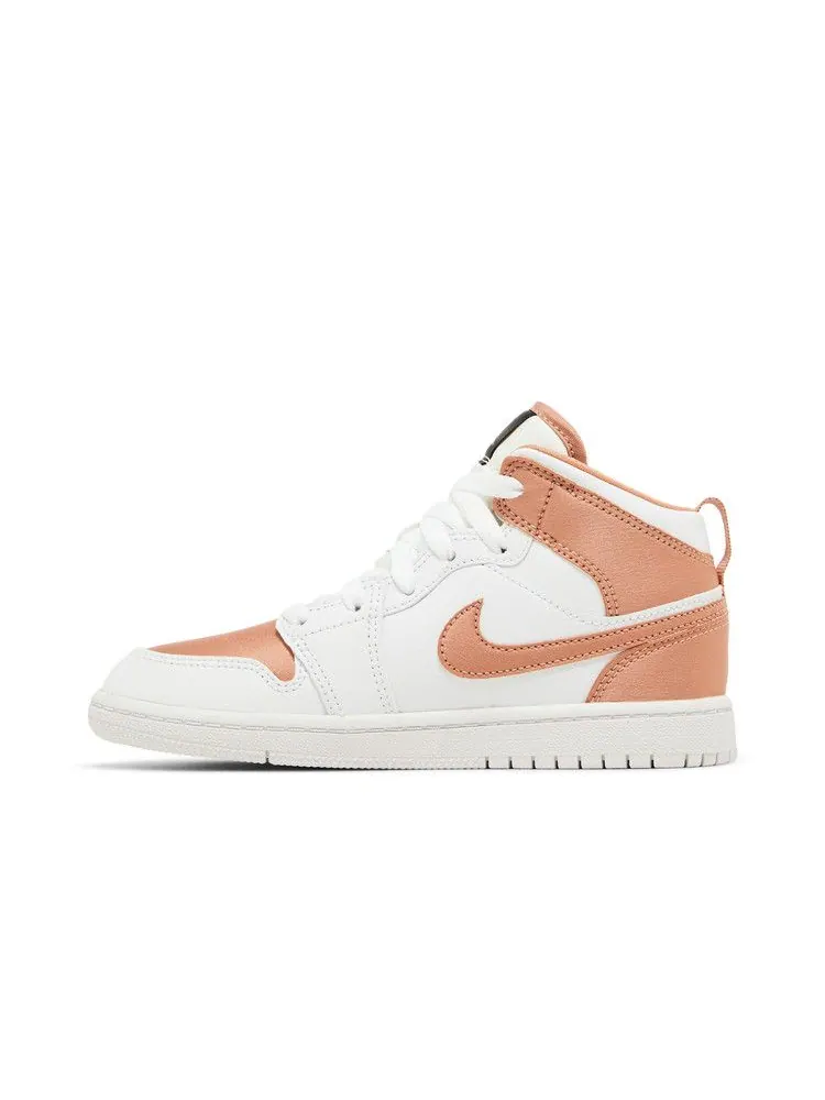 Кроссовки Air Jordan Air Jordan 1 Mid PS 'White Rose Gold' — изображение 4 из 9