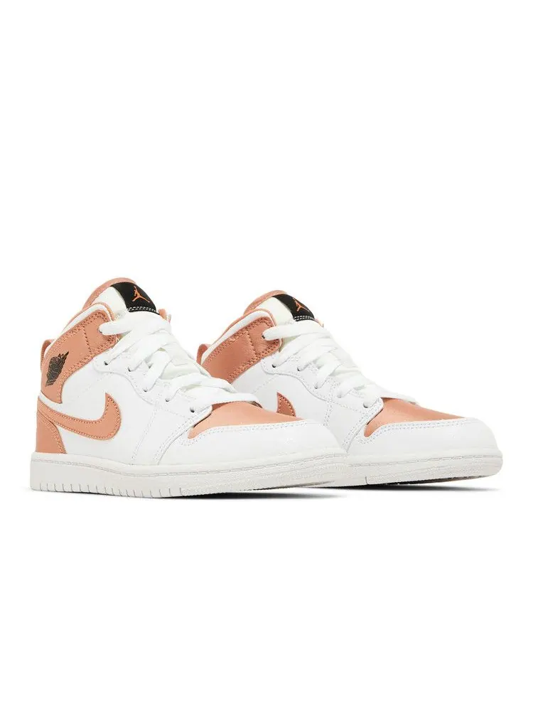 Кроссовки Air Jordan Air Jordan 1 Mid PS 'White Rose Gold' — изображение 9 из 9