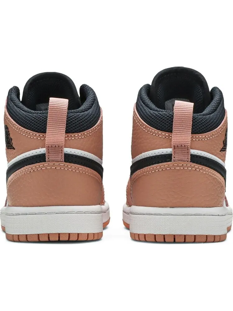 Кроссовки Air Jordan 1 Mid PS Pink Quartz — изображение 6 из 8, розовый