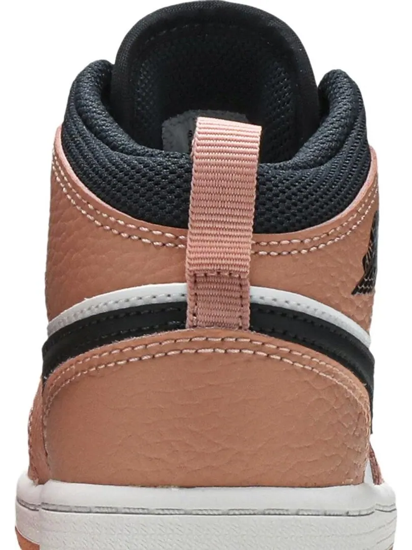 Кроссовки Air Jordan 1 Mid PS Pink Quartz — изображение 7 из 8, розовый