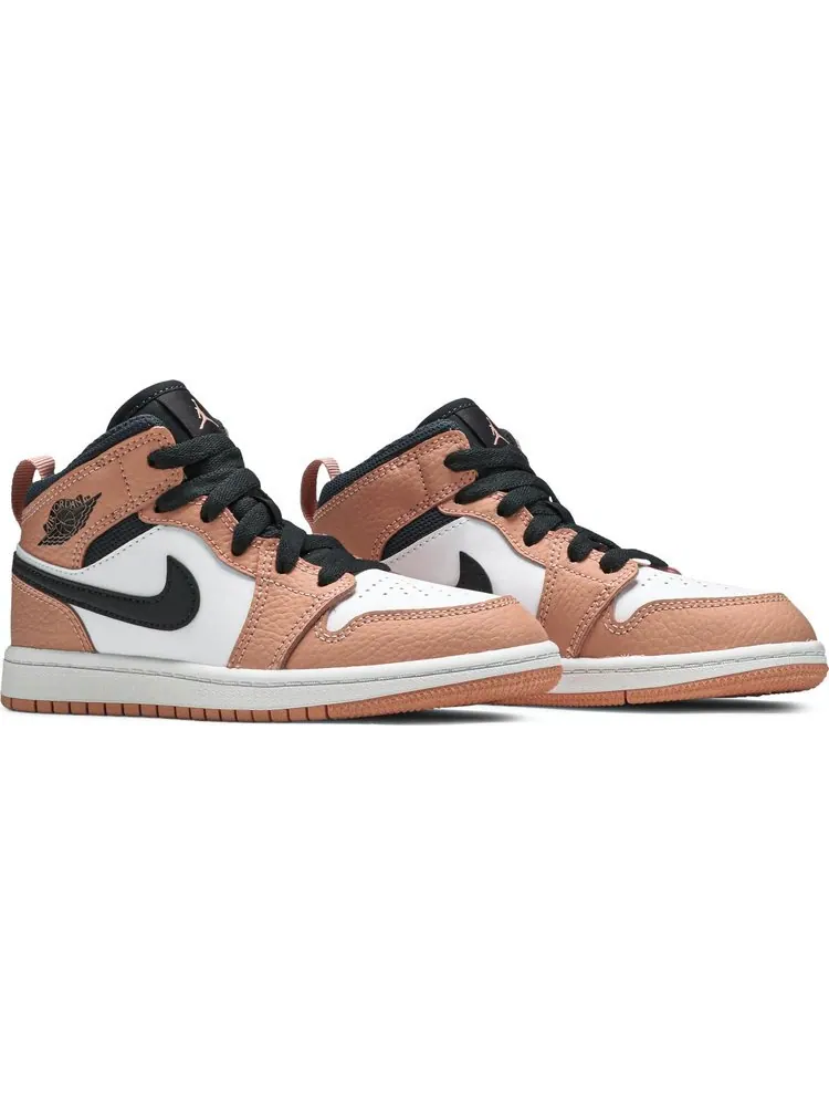 Кроссовки Air Jordan 1 Mid PS Pink Quartz — изображение 8 из 8, розовый