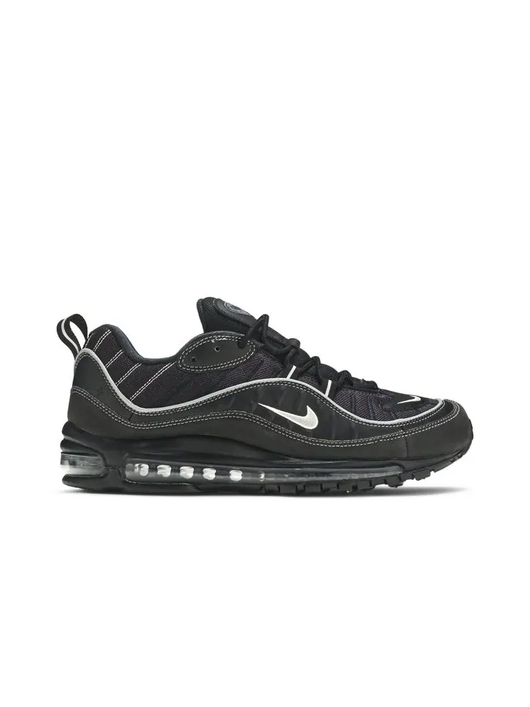 Кроссовки Nike Air Max 98 'Black Silver' — изображение 1 из 4, черный