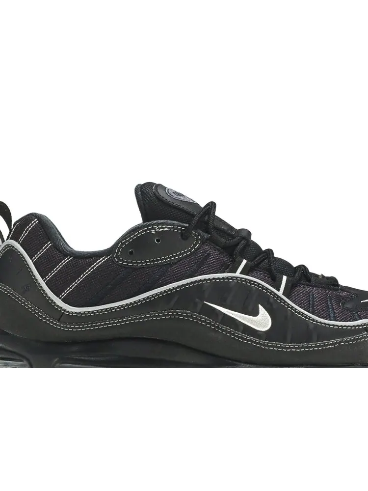Кроссовки Nike Air Max 98 'Black Silver' — изображение 2 из 4, черный