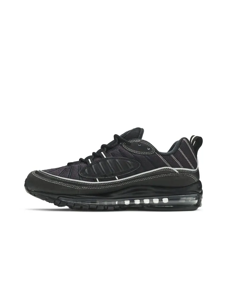 Кроссовки Nike Air Max 98 'Black Silver' — изображение 3 из 4, черный