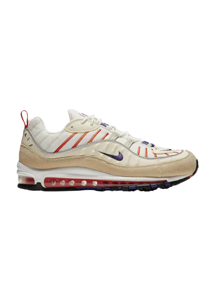 Кроссовки Nike Air Max 98 'Sail Purple' — изображение 1 из 1, бежевый