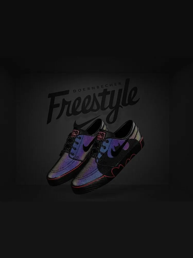 Кроссовки Nike Stefan Janoski GS 'Doernbecher' — изображение 3 из 4, черный