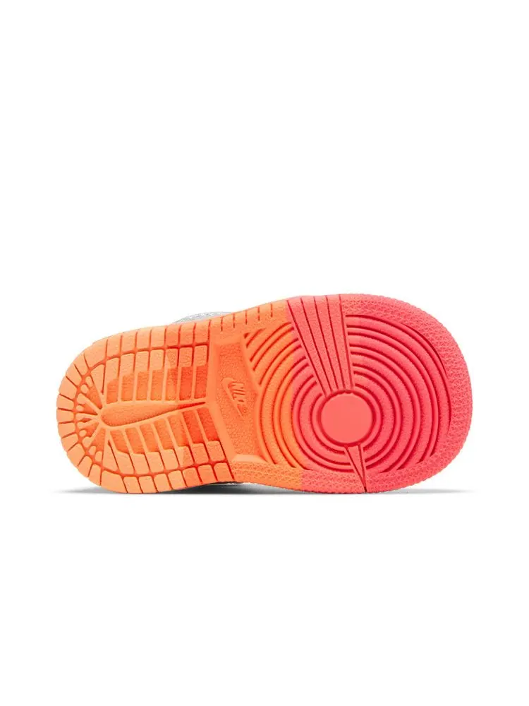 Кроссовки Air Jordan Air Jordan 1 Mid TD 'Metallic Silver Pink Crimson' — изображение 5 из 9