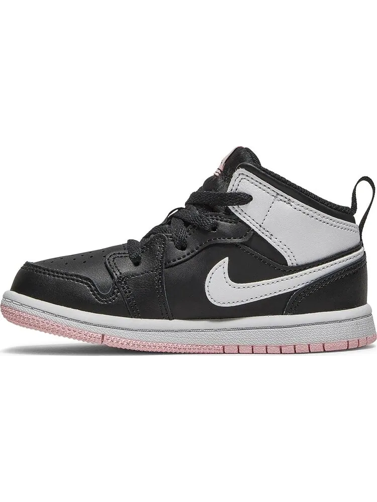 Кроссовки Air Jordan 1 Mid TD Black Arctic Punch — изображение 3 из 8, черный
