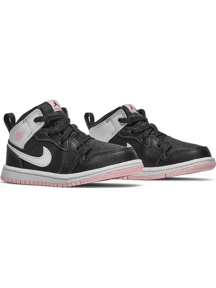 Кроссовки Air Jordan 1 Mid TD Black Arctic Punch — изображение 8 из 8, черный