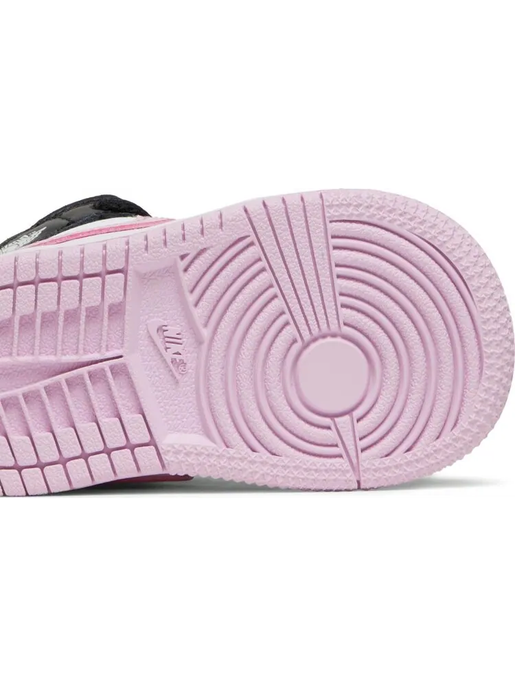 Кроссовки Air Jordan 1 Mid TD White Light Arctic Pink — изображение 5 из 8, белый