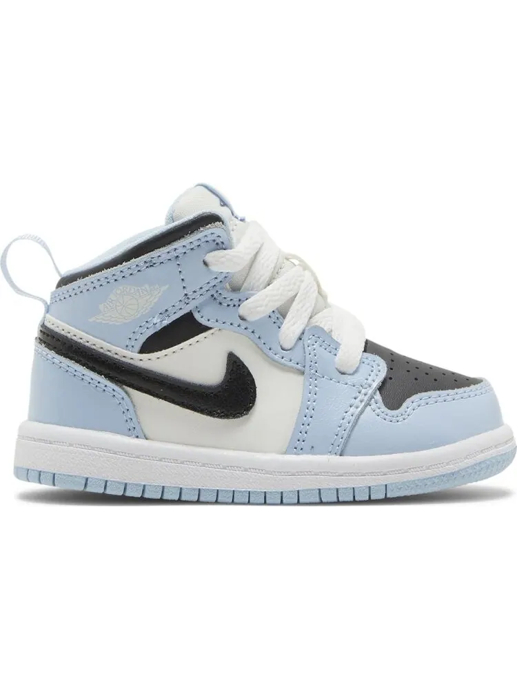 Кроссовки Air Jordan 1 Mid TD Ice Blue — изображение 1 из 8, синий
