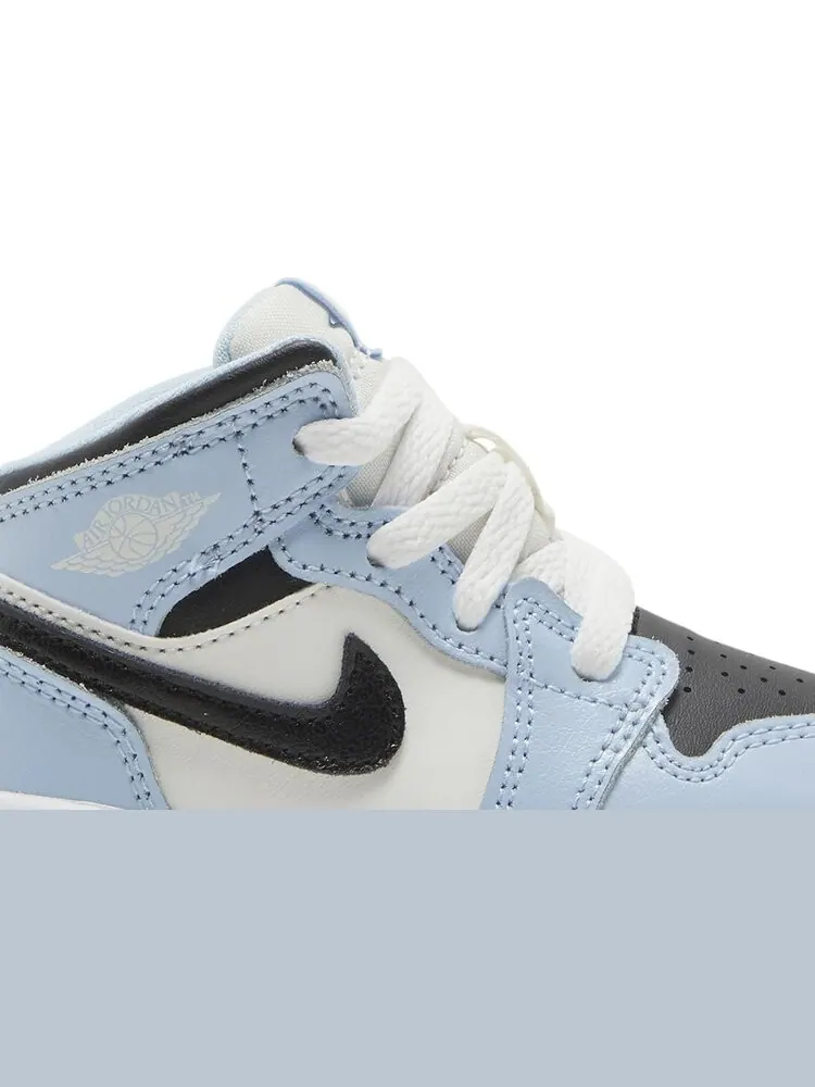 Кроссовки Air Jordan 1 Mid TD Ice Blue — изображение 2 из 8, синий