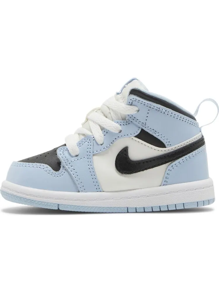 Кроссовки Air Jordan 1 Mid TD Ice Blue — изображение 3 из 8, синий