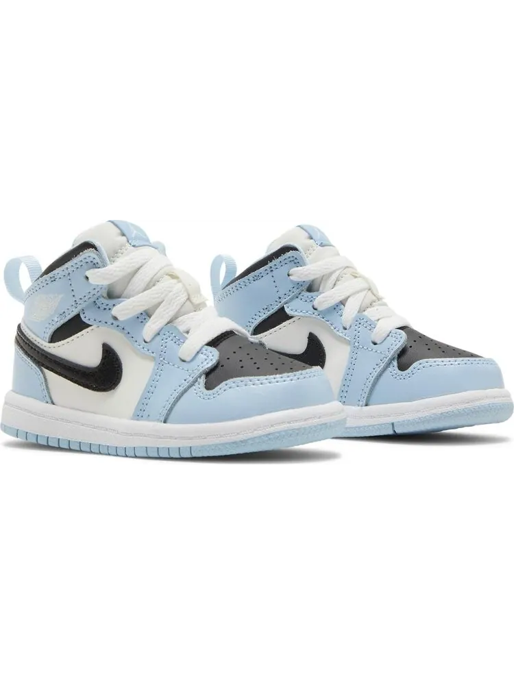 Кроссовки Air Jordan 1 Mid TD Ice Blue — изображение 8 из 8, синий