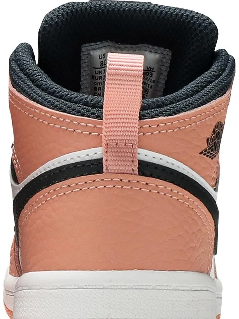 Кроссовки Air Jordan 1 Mid GT Pink Quartz — изображение 7 из 8, розовый
