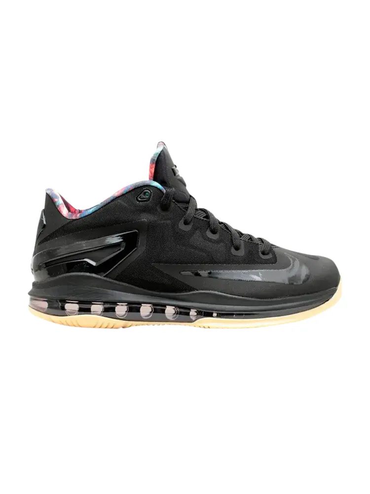 Кроссовки Nike Max LeBron 11 Low GS 'Gum' — изображение 1 из 1, черный