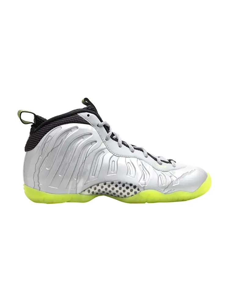 Кроссовки Nike Little Posite GS 'Silver Camo' — изображение 1 из 1, серебряный